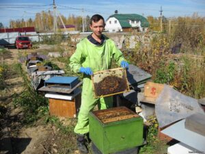 Иркутский пчеловод Евгений Клипин