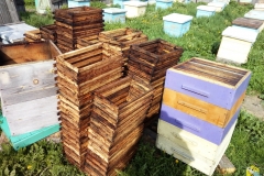 Пчеловодные рамки после перетопки