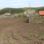Вспахали огород, посадили картошку и грядки. 17 мая